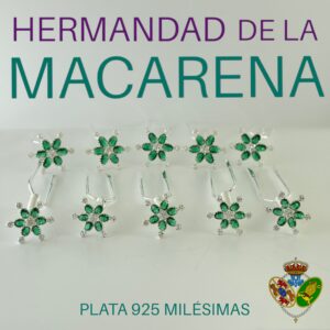 Juego Cinco Mariquillas 4x3mm.