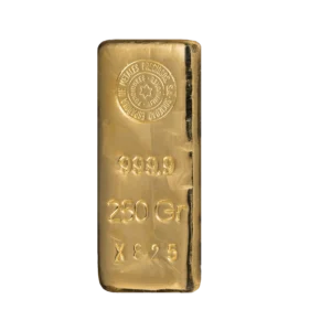 ORO FINO 999,9 LINGOTE 250 GR.