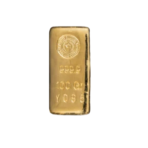 ORO FINO 999,9 LINGOTE 100 GR.