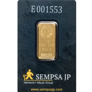 ORO FINO 999,9 LINGOTE 1 OZ. BLISTER
