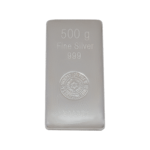 PLATA FINA LINGOTE 500 GR.