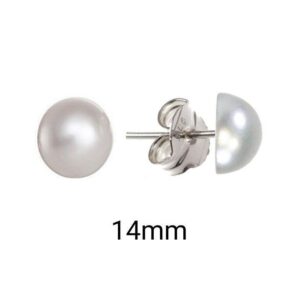 Pendiente 1/2 Perla 14mm.