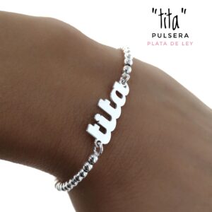 Pulsera bolas tita