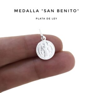 Colgante medalla San Benito mini