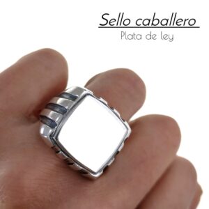 Sello cuadrado oxidado