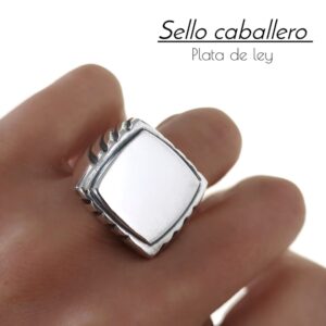 Sello cuadrado oxidado