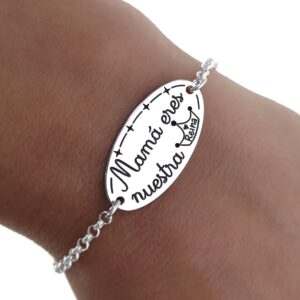 Pulsera mamá "eres nuestra reina "