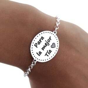 Pulsera "Para la mejor tía "