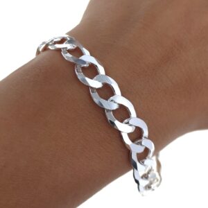 Pulsera cadena barbada caballero