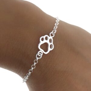 Pulsera rolo huella calada