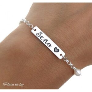 Pulsera esclava seño perla