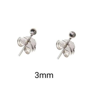 Pendiente Bola 3mm