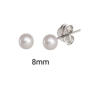 Pendiente Perla 8mm