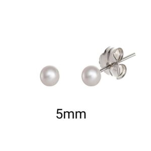Pendiente Perla 5mm
