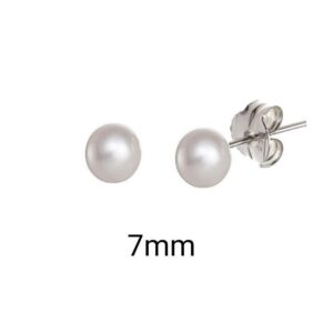 Pendiente Perla 7mm