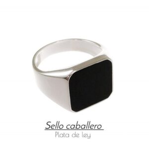 Sello Caballero Esmalte Cuadrado