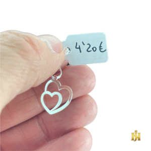 Colgante Corazón Doble Calado