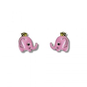 Pendiente Elefante Esmaltado