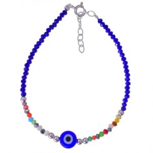 Pulsera Ojo Turco Piedras Color