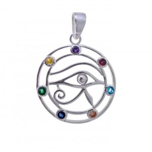 Colgante Ojo de Horus Chakras