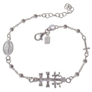 Pulsera Combinada Cruz de Caravaca