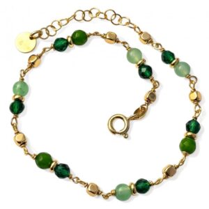 Pulsera chapada Piedra Natural