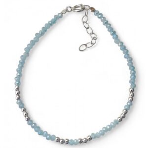 Pulsera piedra color bolas
