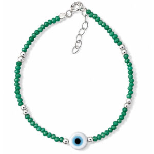 Pulsera piedra color ojo turco