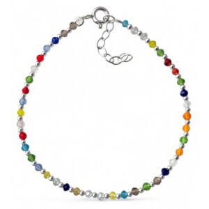 Pulsera piedra color bolas