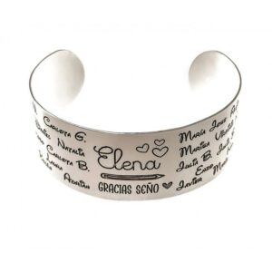 Brazalete personalizado "gracias seño "