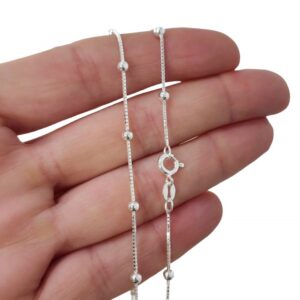 Cadena 45 cm combinada bolas