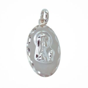 Colgante medalla Virgen niña