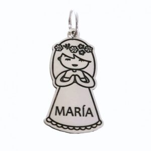 Colgante niña comunión personalizado