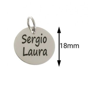 Colgante nombre 18mm