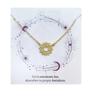 Gargantilla chapada chakra corazón