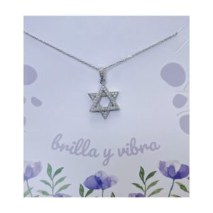 Gargantilla estrella de David rodio