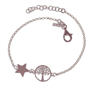 Pulsera árbol de la vida estrella