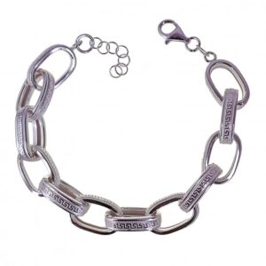 Pulsera asas huecas greca