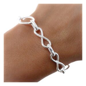 Pulsera asas huecas infinito