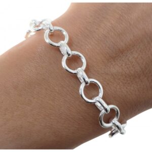 Pulsera asas huecas redondas