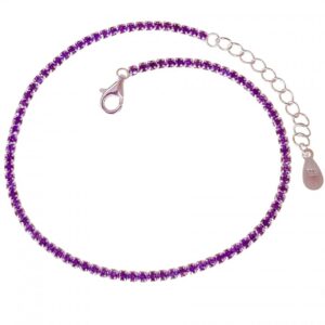 Pulsera circonitas lila