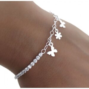 Pulsera circonitas motivos colgando
