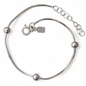 Pulsera cola de topo bolas