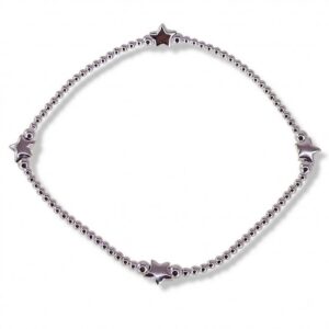 Pulsera elástica bolas estrellas