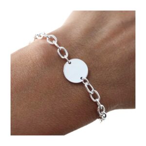 Pulsera eslabones disco