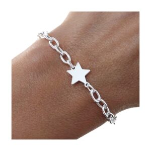 Pulsera eslabones estrella