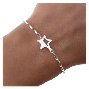 Pulsera estrella cadena forzada