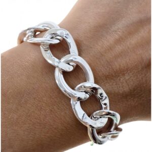 Pulsera hueca barbada