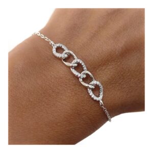 Pulsera microengaste rodio barbada