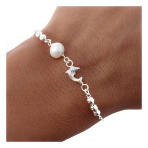 Pulsera perla delfín